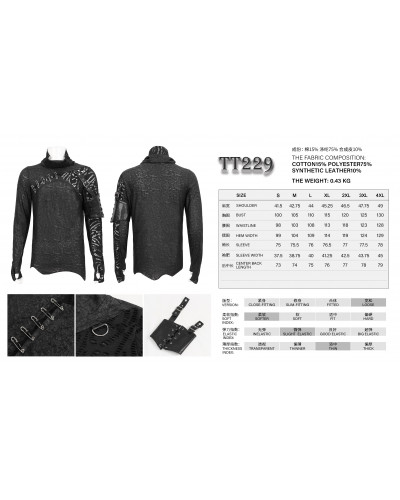 Camiseta Asimétrica para Hombre