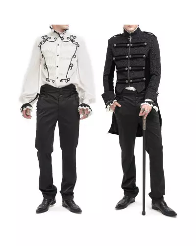 Calças Pretas Elegantes para Homem da Marca Devil Fashion por 99,50 €