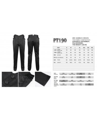 Black Elegant Pants for Men