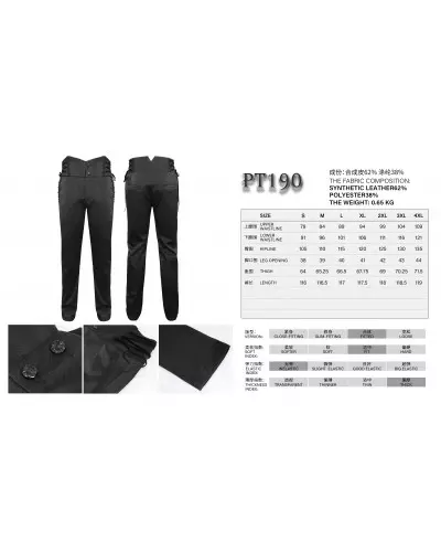 Schwarze Elegante Hose für Männer der Devil Fashion-Marke für 99,50 €
