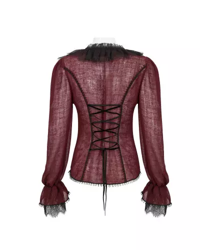 Red Semitransparent Blouse from Devil Fashion Brand at €61.50