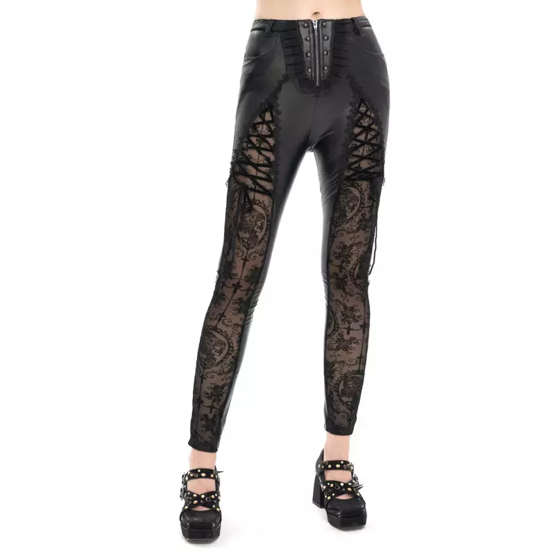 Faux Leather Pants from Devil Fashion Brand at €69.90