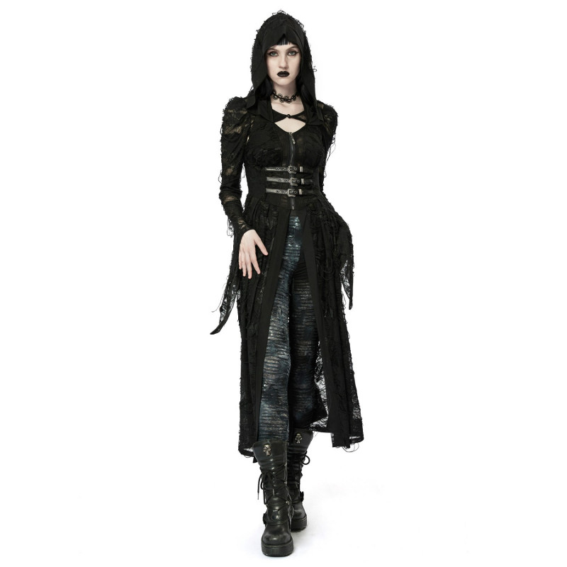 Jacket with Tulle Hood