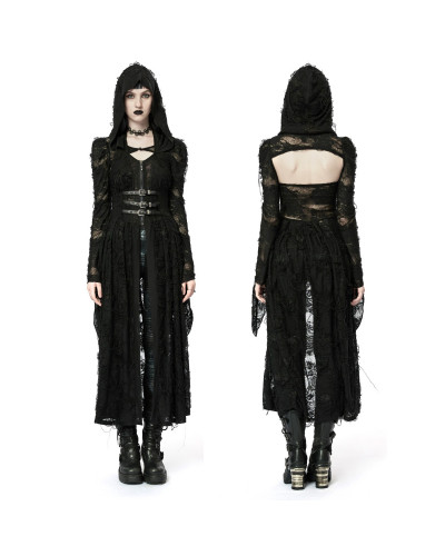 Jacket with Tulle Hood