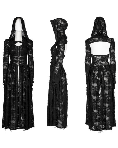 Jacket with Tulle Hood