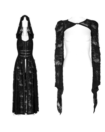 Jacket with Tulle Hood
