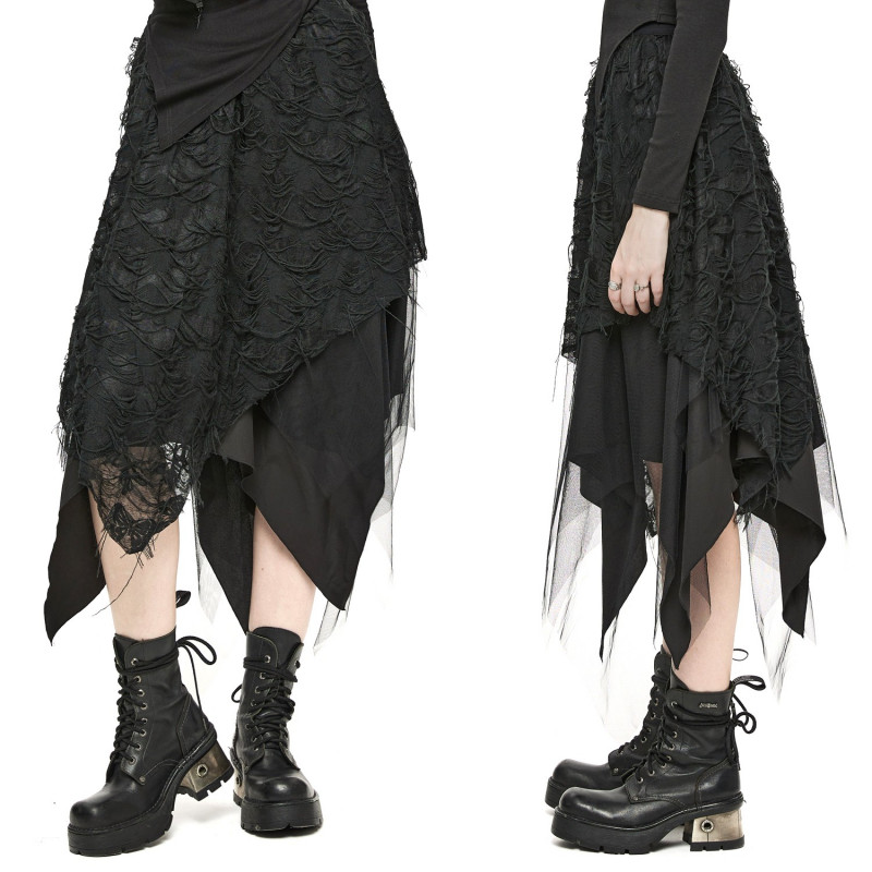 Asymmetric Gothic Skirt