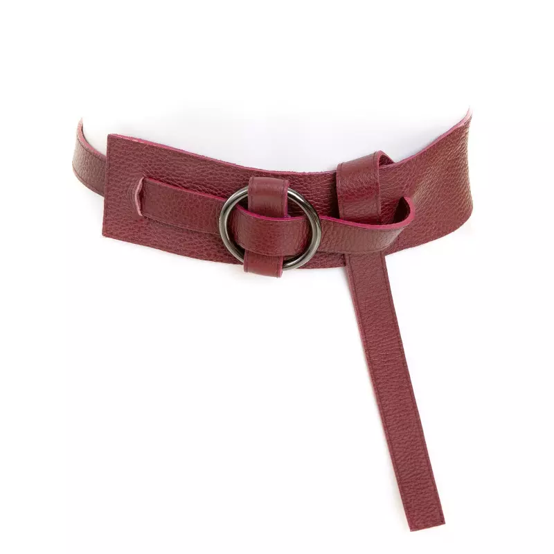 Red Leather Belt from Style Brand at €15.00