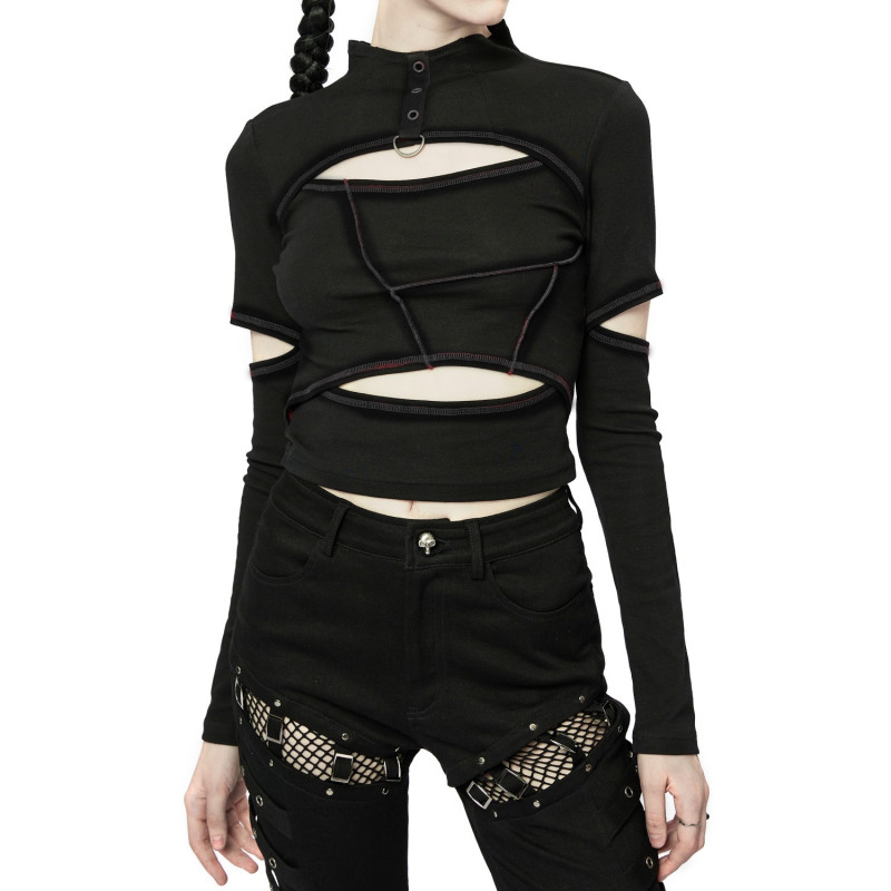 T-Shirt com Aberturas T-Shirt com Aberturas