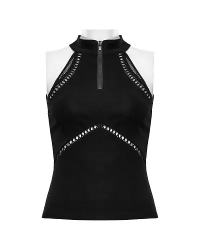 Top avec Fermeture Éclair de la Marque Punk Rave à 31,50 €