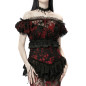 Top Preto e Vermelho Top Preto e Vermelho
