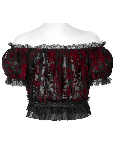 Top Preto e Rosa