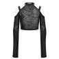 Kurzes Schwarzes T-Shirt