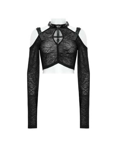 Kurzes Schwarzes T-Shirt