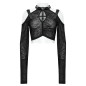Kurzes Schwarzes T-Shirt
