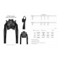 Kurzes Schwarzes T-Shirt