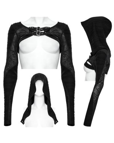 Bolero mit Kapuze