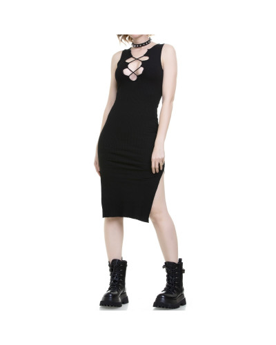 Vestido Escotado Reversible