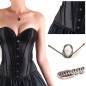 Corset Noir en Satin Corset Noir en Satin