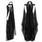 Vestido con Capa de Tul