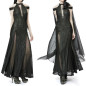 Vestido con Capa de Tul