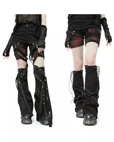 Pants with Leg Warmers from Punk Rave Brand at €99.00