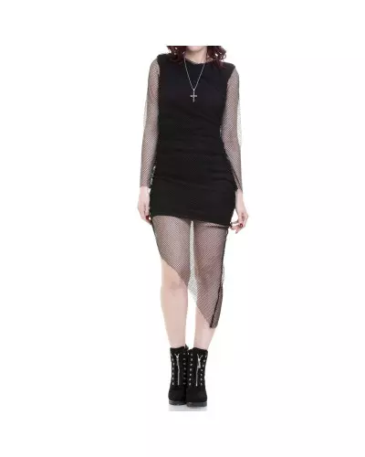 Vestido Negro de Rejilla marca Style a 19,90 €