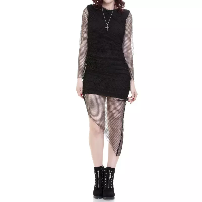 Schwarzes Kleid aus Netzstoff der Style-Marke für 19,90 €