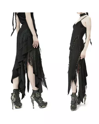 Asymmetrisches Kleid der Punk Rave-Marke für 95,00 €