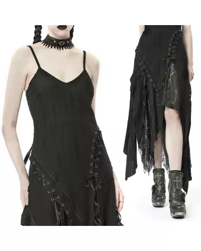 Asymmetrisches Kleid der Punk Rave-Marke für 95,00 €