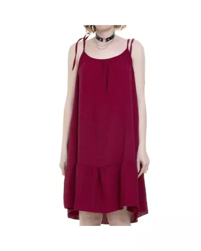 Robe Rouge avec Bretelles de la Marque Style à 15,00 €