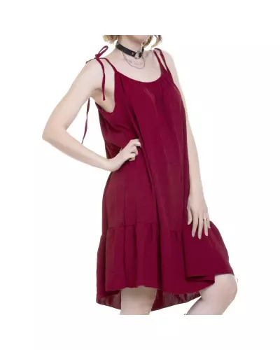 Robe Rouge avec Bretelles de la Marque Style à 15,00 €