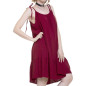 Robe Rouge avec Bretelles Robe Rouge avec Bretelles