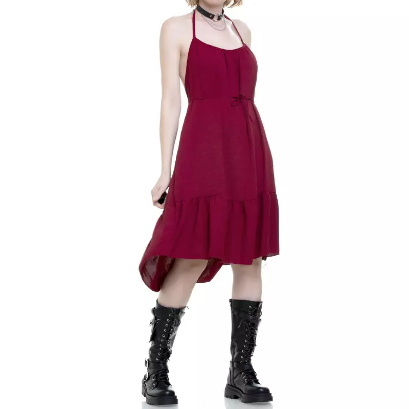 Robe Rouge avec Bretelles de la Marque Style à 15,00 €