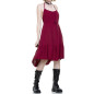 Robe Rouge avec Bretelles Robe Rouge avec Bretelles