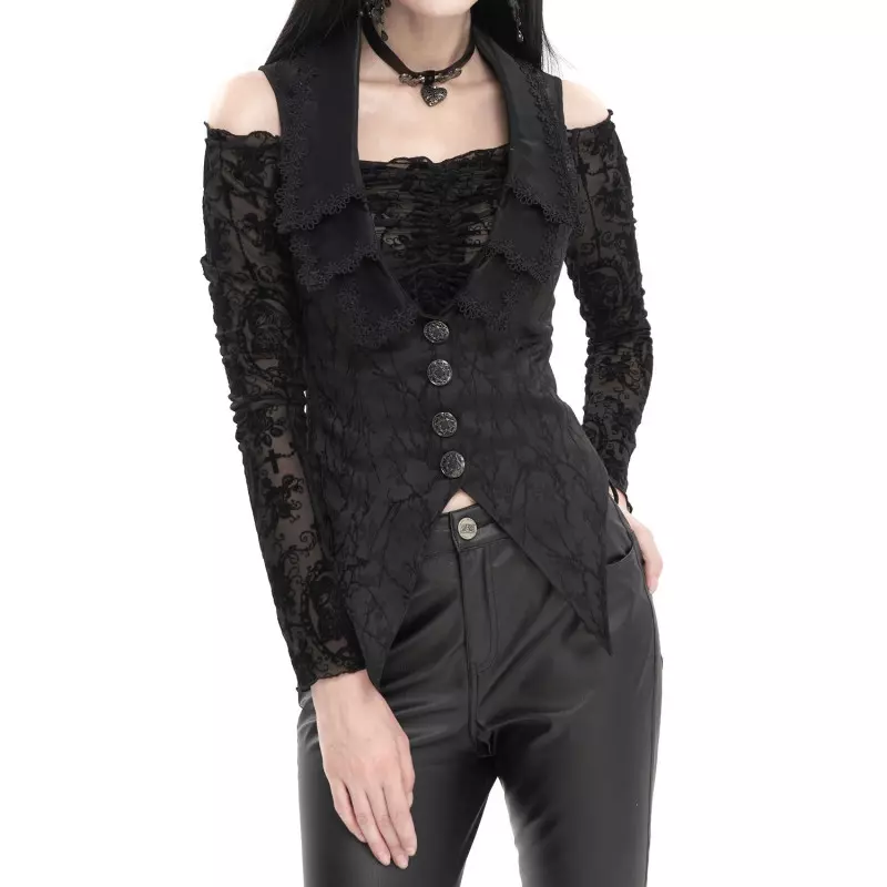Schwarze Weste der Devil Fashion-Marke für 77,90 €