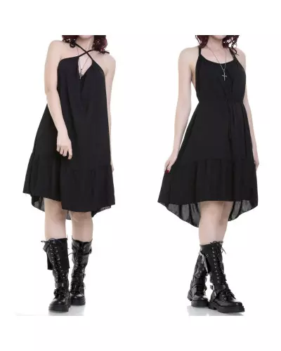 Robe Noire avec Bretelles de la Marque Style à 15,00 €