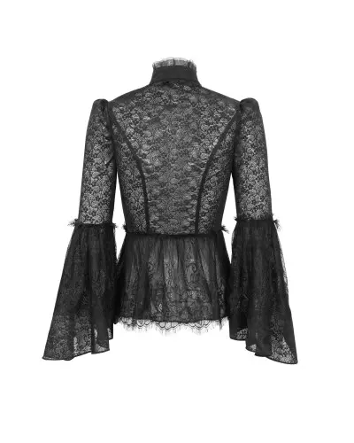 Camisa Negra Semitransparente marca Devil Fashion a 57,50 €