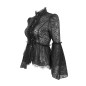 Camisa  Negra Semitransparente