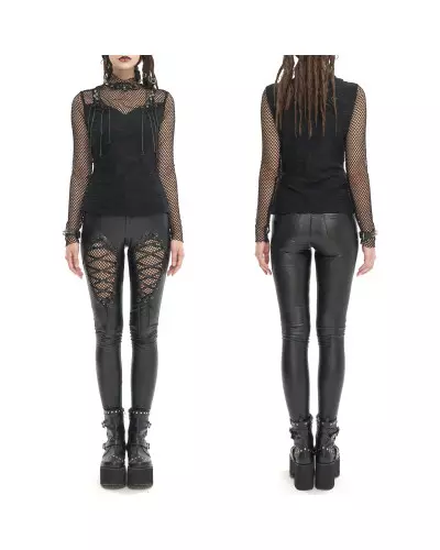 T-Shirt with Mesh from Devil Fashion Brand at €55.00