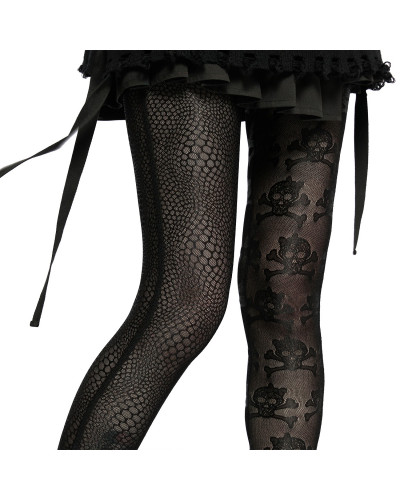 Asymmetrische Hose mit Brokat