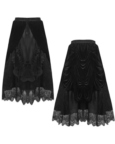 Black Skirt with Velvet from Dark in love Brand at €52.00