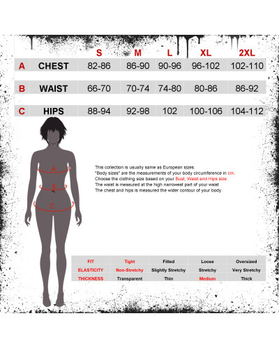 Gothic Kleid mit Kreuz