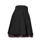 Skirt with Zippers and Tartan Skirt with Zippers and Tartan