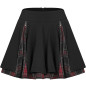 Skirt with Zippers and Tartan Skirt with Zippers and Tartan