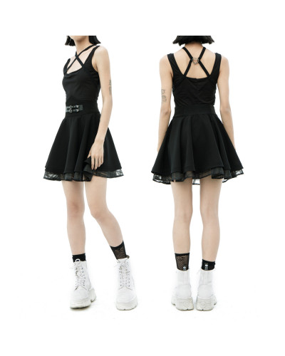 Mini Skirt with Buckles