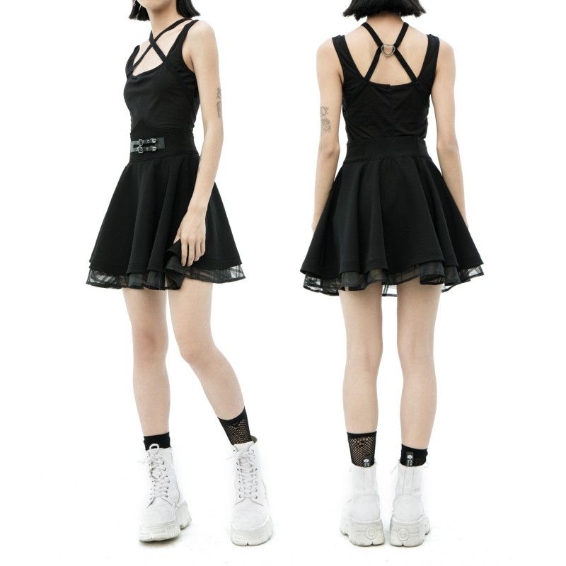 Mini Skirt with Buckles