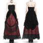 Red Skirt with Velvet