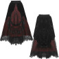 Red Skirt with Velvet