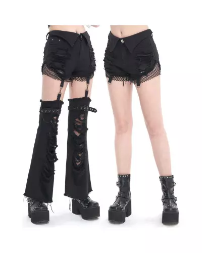 Hose mit Netzstoff der Devil Fashion-Marke für 77,50 €